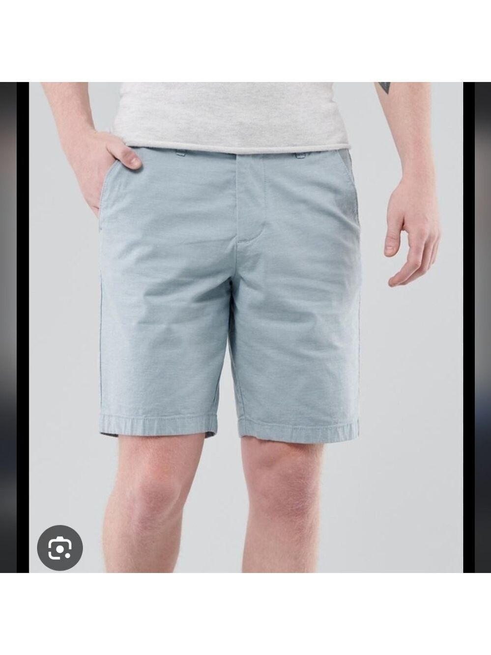 Holister Epic Flex Flat Front 9' Shorts W33 Like New